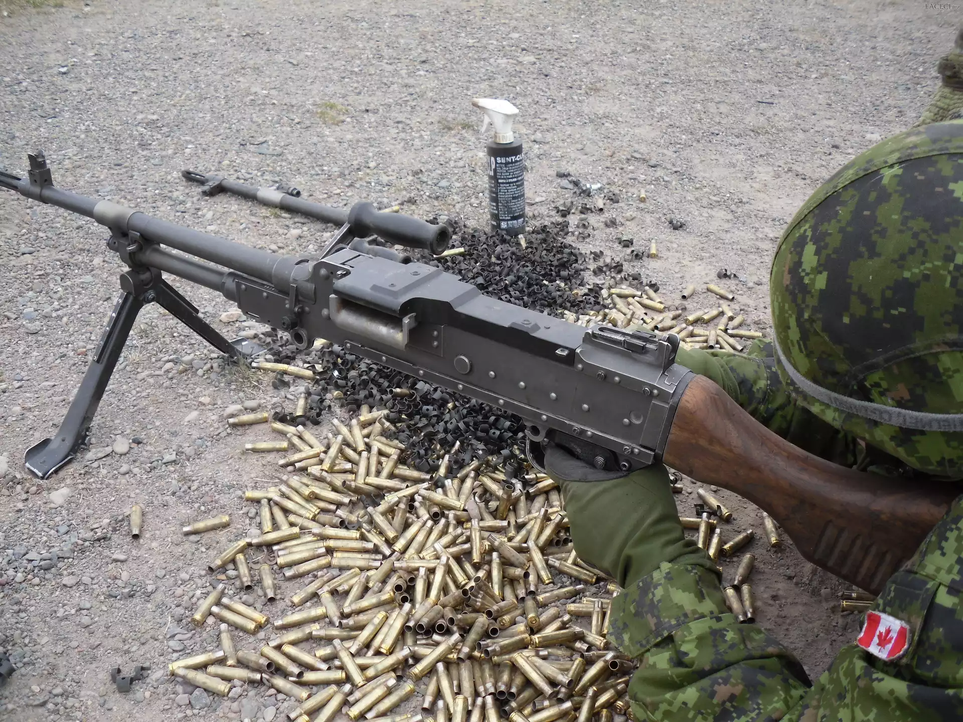 Łuski, Żołnierz, Broń